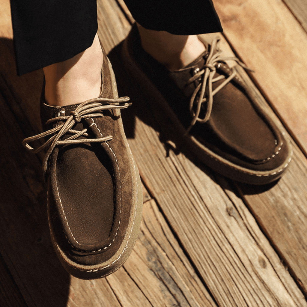 Men's Casual Lace-Up Loafers - Relaxed Everyday Footwear