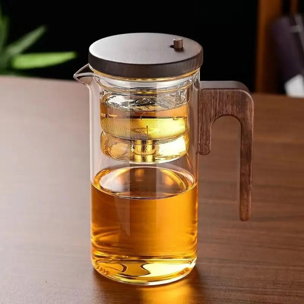 Luxury Glass Teapot with Built In Infuser for Tea Brewing