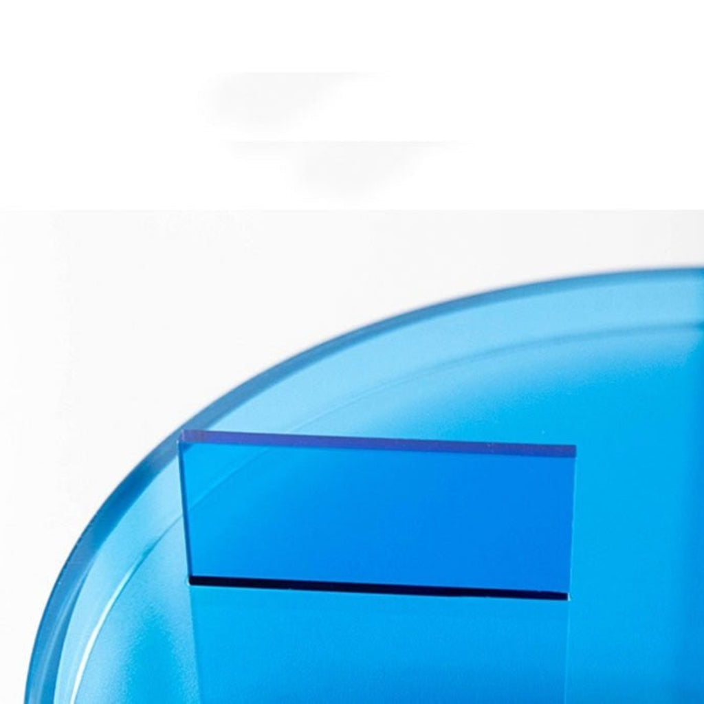 Vibrant Round Acrylic Tray | Modern Living Room Decor Accent