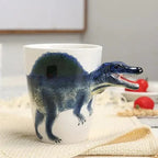 Whimsical Dinosaur Mug for Coffee and Tea Breaks Moments Spinosaurus
