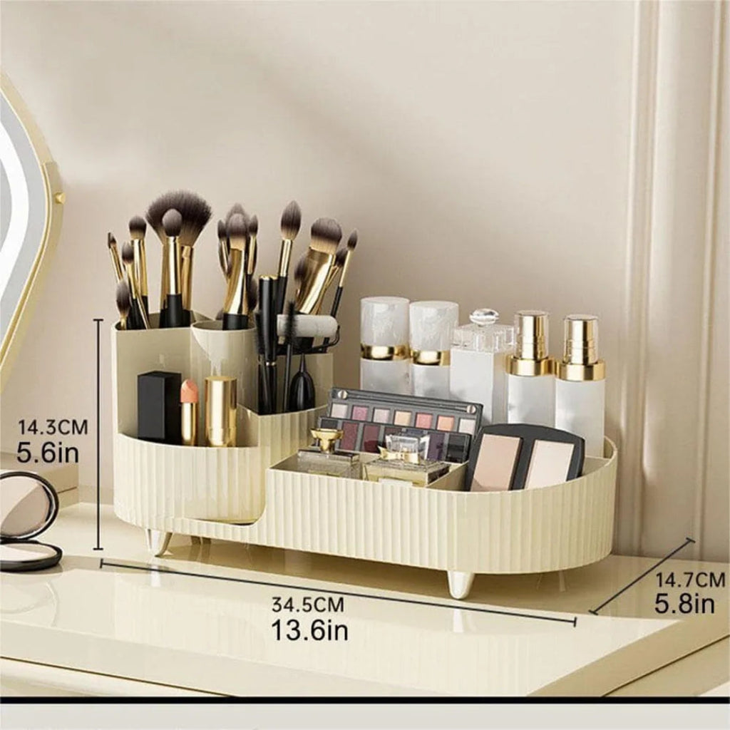 Luxury Rotating Beauty Organizer for Makeup and Vanity