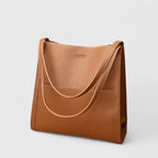 Women’s Minimalist Structured Shoulder Bag for Everyday Use Brown