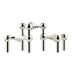 Abstract Style Molecular Structure Candle Holder - Metal Design