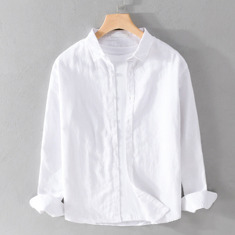 Men’s Modern Relaxed Fit Shirt – Ultimate Comfort Top White