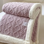Plush Snuggle Blanket | Cozy Throw Blanket for Home Living Purple