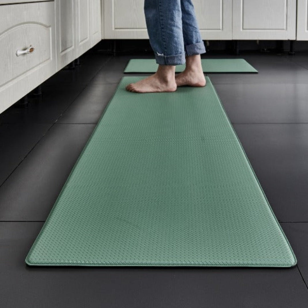 Anti Fatigue Kitchen Mat | Supportive Standing Comfort Home Green