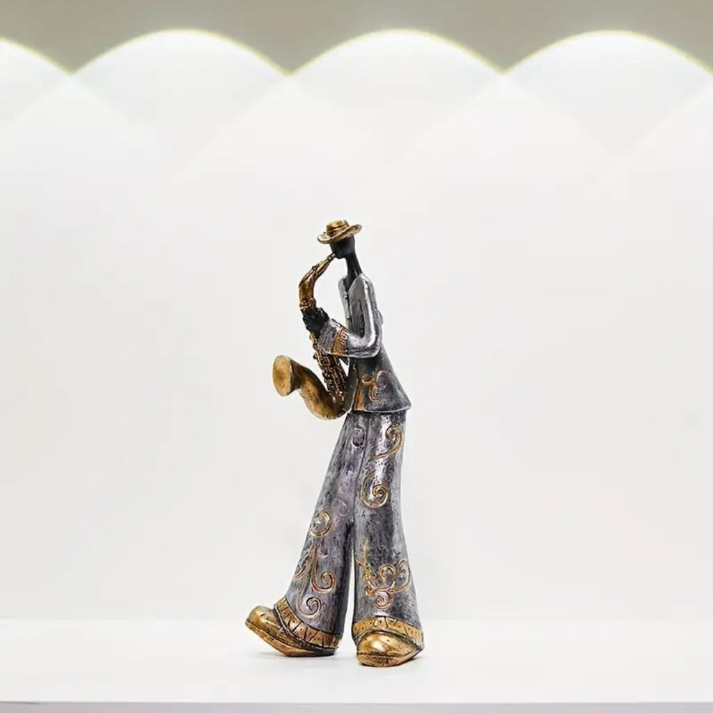 Artistic Jazz Ensemble Figurines | Stylish Music Decor Set Otis