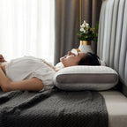 Ergonomic Hybrid Pillow for Back and Side Sleepers Neck