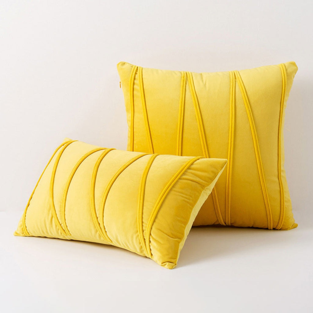 Luxury Decorative Pillow Covers | Refined Home Accent Yellow
