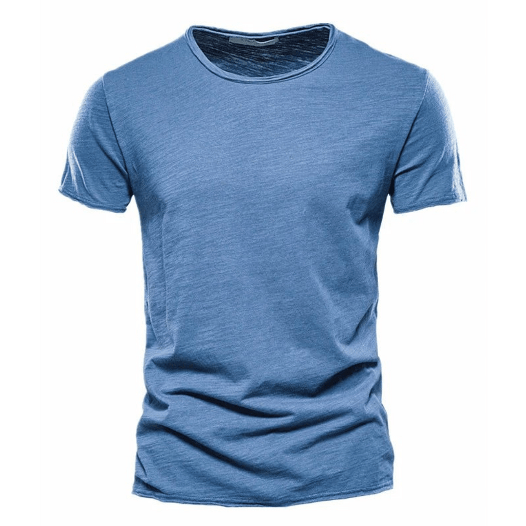 Men’s Classic Shirt for Effortless Everyday Style Denim Blue