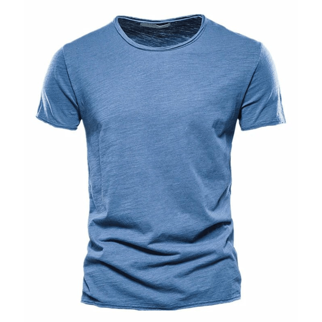 Men’s Classic Shirt for Effortless Everyday Style Denim Blue