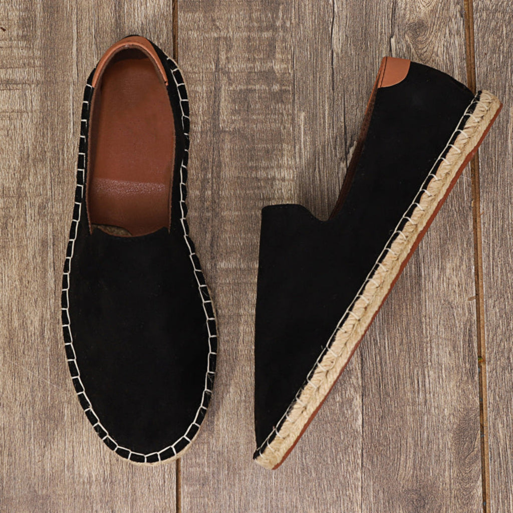 Men’s Casual Slip-on Espadrilles Black
