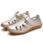 Women’s Casual Cutout Walking Sandals for Spring and Summer Golden