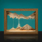 Luxury Rotating Sand Decoration for Calm Interior Spaces Brown D21.5*H16.5cm