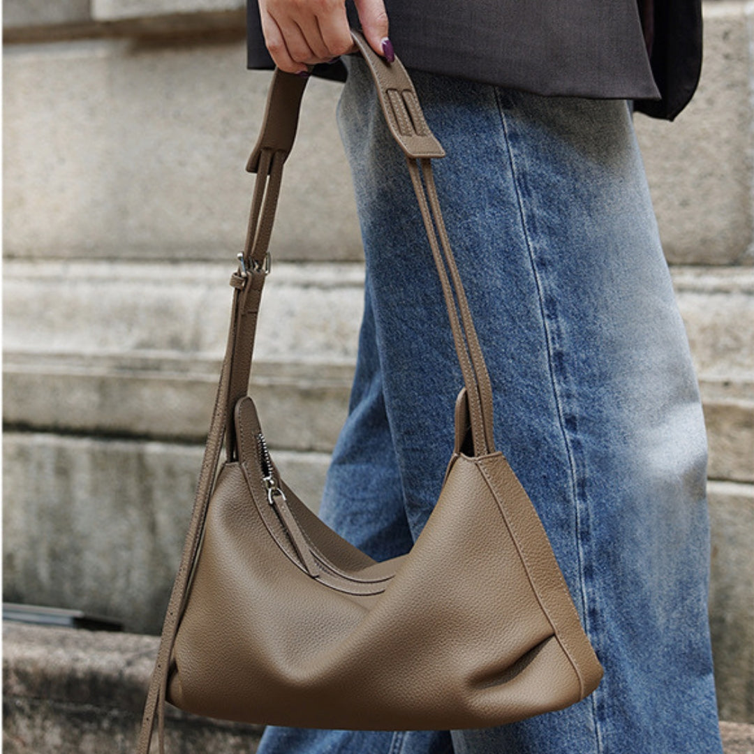 Cora | Premium Leather Shoulder Bag | Adjustable Strap Design