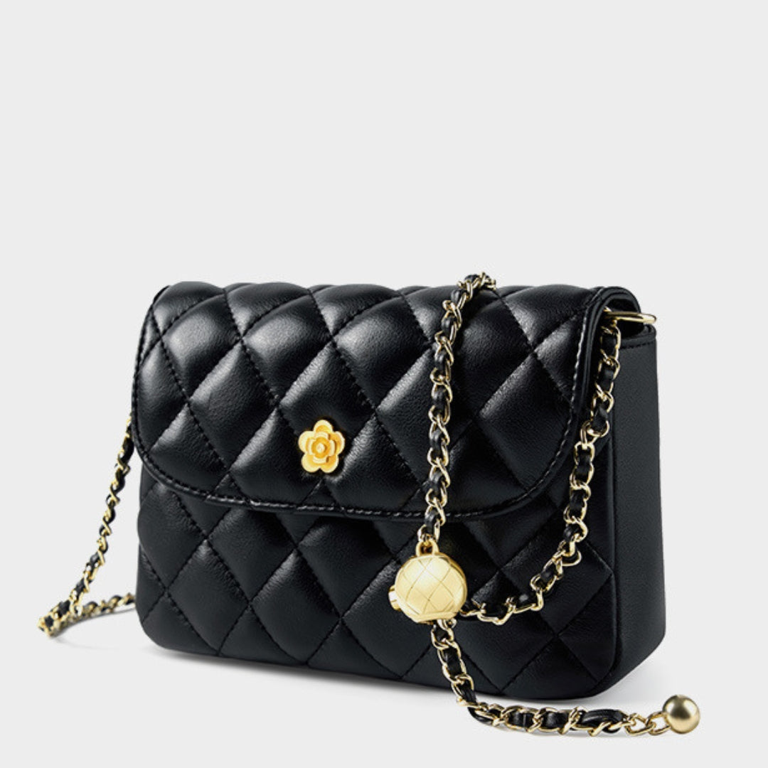 Fumiya | Women’s Luxe Quilted Crossbody | Adjustable Chain