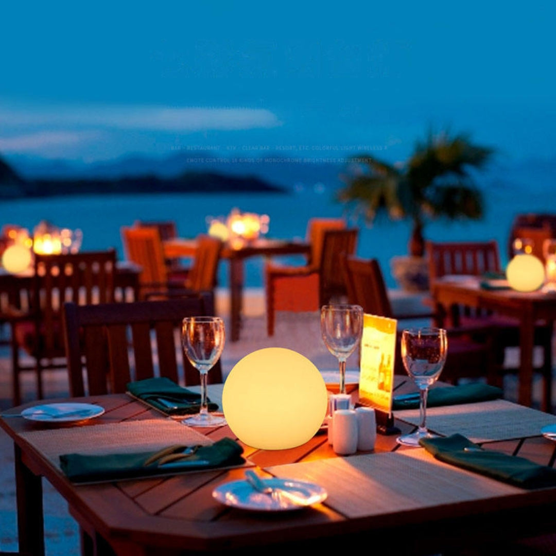 Contemporary Wireless LED Table Lamp with Adjustable Glow