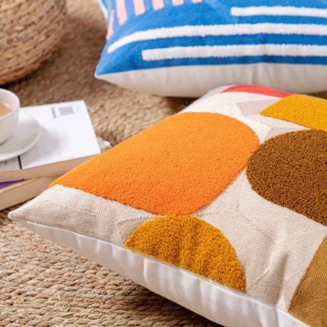 Bold Geometric Cushion Covers | Stylish Living Room Decor