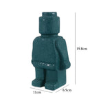 Playful Ceramic Robot Vase for Modern Home Decor Accent