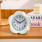 Sweet Floral Alarm Clock | Cozy Study Desk Accent Green