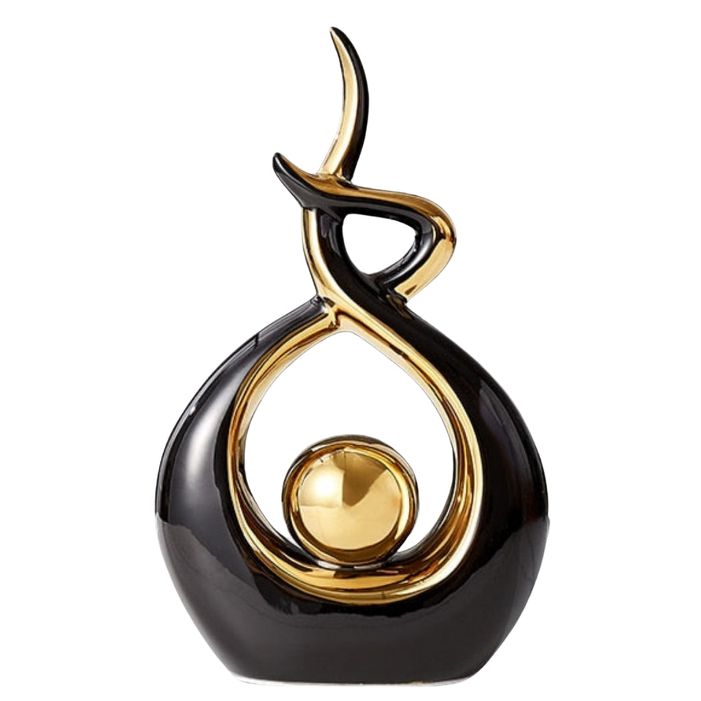 Sculptural Abstract Ceramic Accent | Elevated Home Decor