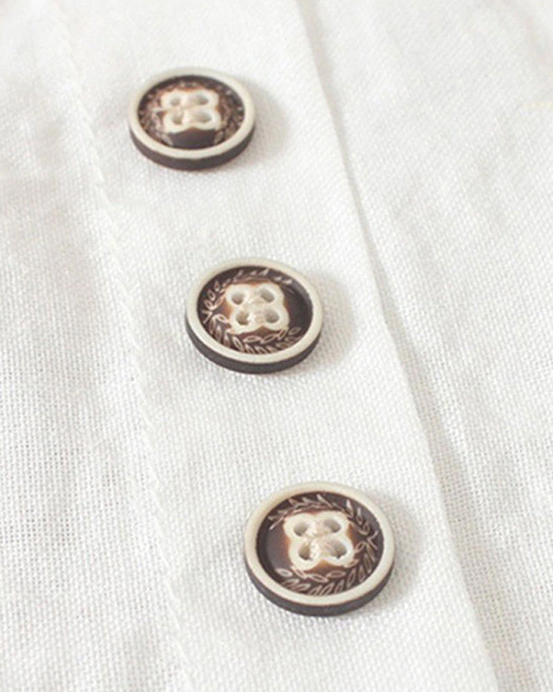 Women’s Casual Button Detail Blouse for Summer Styling