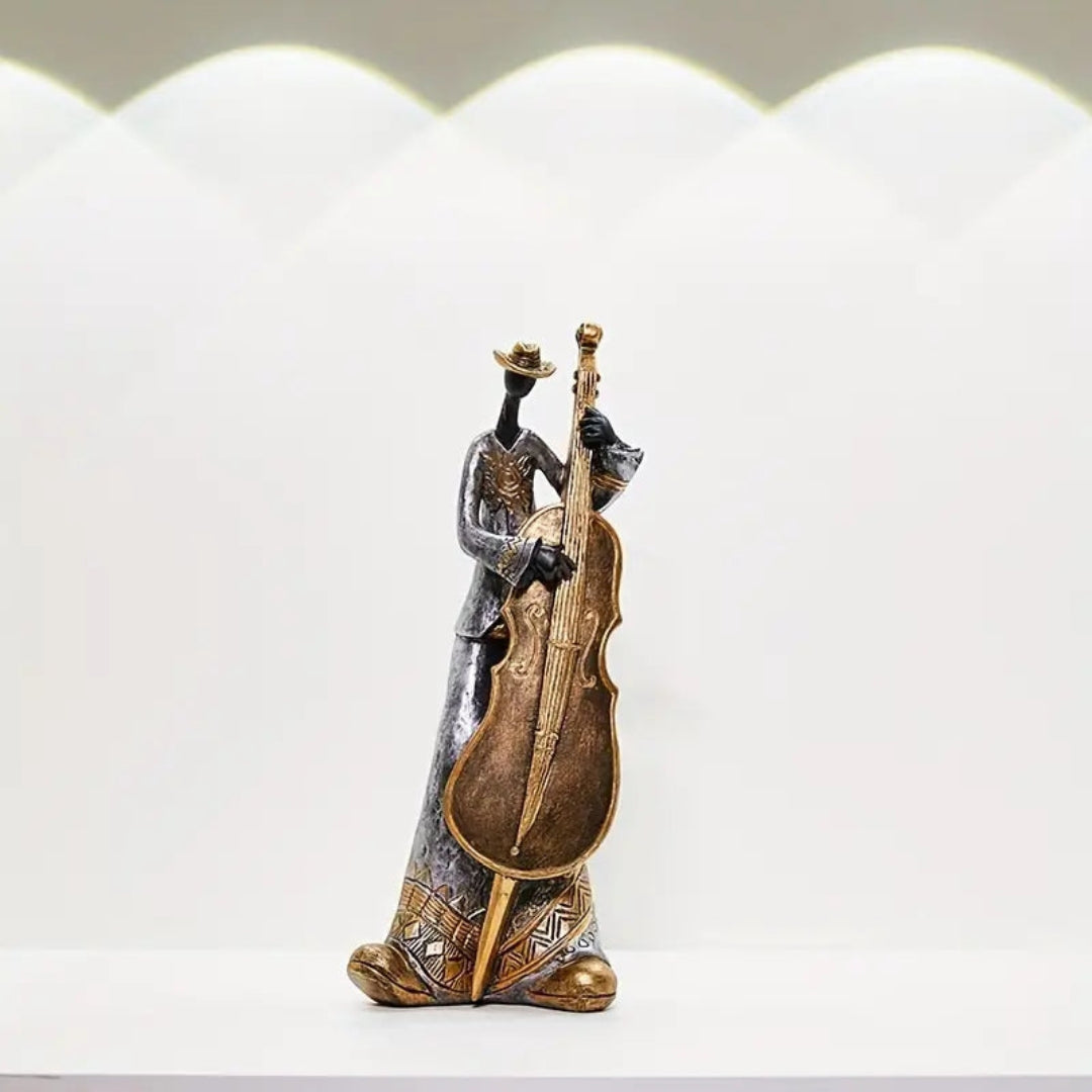 Artistic Jazz Ensemble Figurines | Stylish Music Decor Set Louis