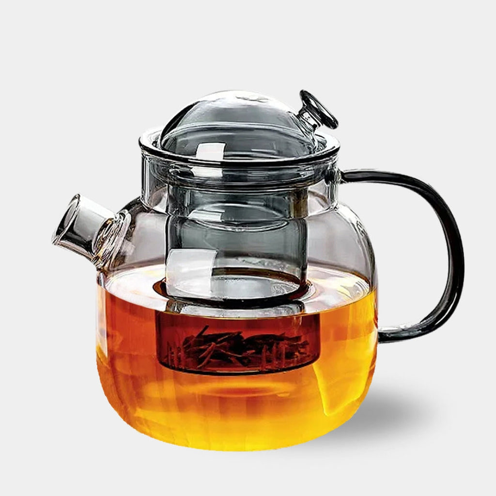 Modern Glass Teapot with Infuser 680ml Borosilicate Tea