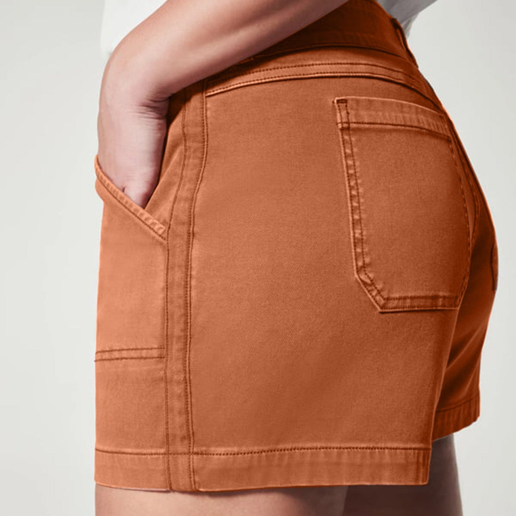 Women’s Pull-On Stretch Denim Shorts for Everyday Comfort