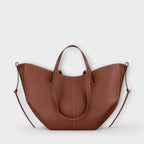 Women’s Spacious Everyday Tote Bag for Effortless Summer Style Brown