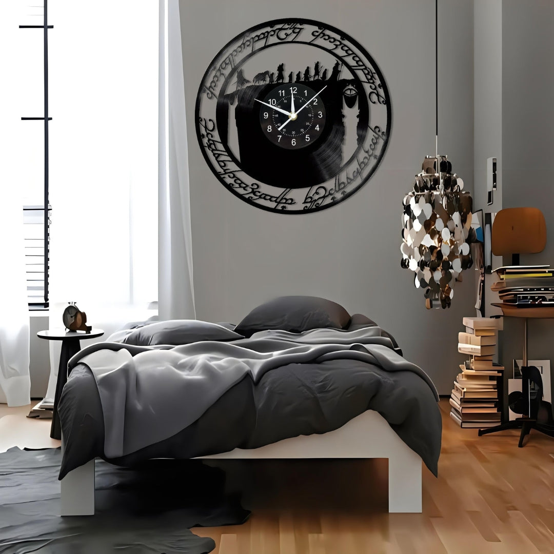 Iconic Legends Silent Vinyl Wall Clock for Vintage Decor