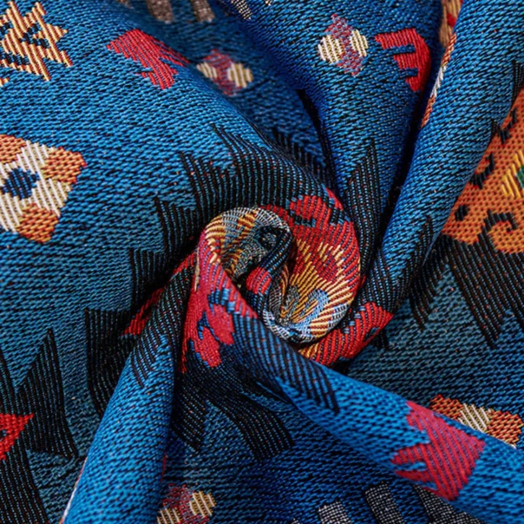 Modern Boho Couch Cover | Elastic Sofa Slipcover Protector