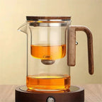 Luxury Glass Teapot with Built In Infuser for Tea Brewing
