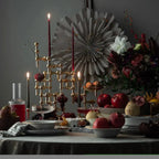 Abstract Style Molecular Structure Candle Holder - Metal Design