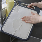 Premium Stainless Steel Cutting Board with Reversible Surface