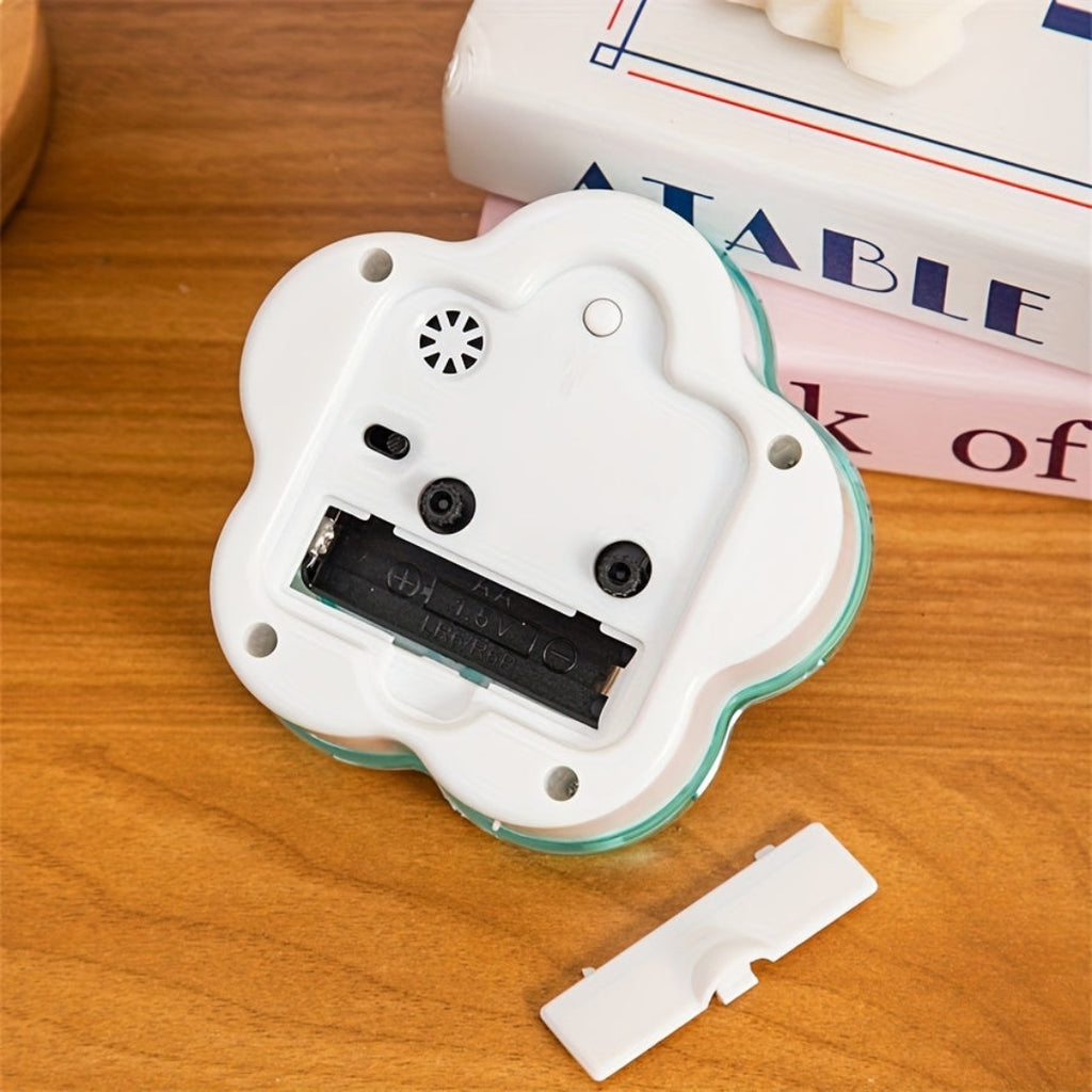 Sweet Floral Alarm Clock | Cozy Study Desk Accent