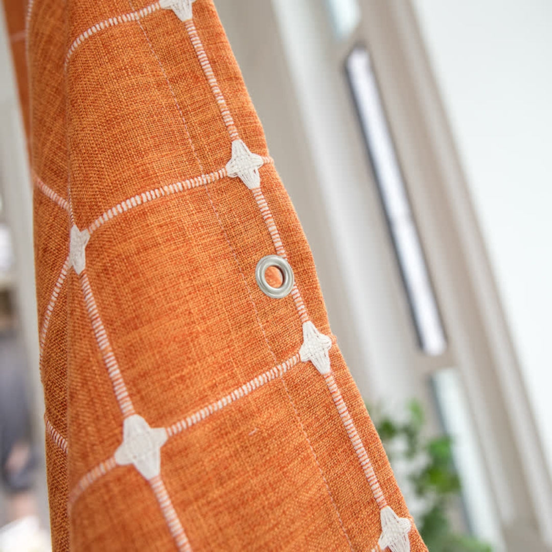 Classic Plaid Shower Curtain Refined Vintage Bathroom Style