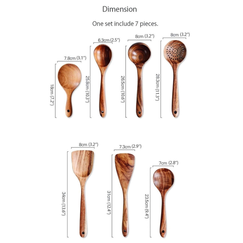 Artisan Wooden Cookware Set | Handcrafted Kitchen Tools