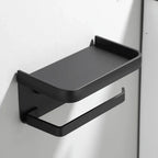 Minimal Toilet Paper Holder | Space Saving Shelf Storage