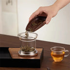 Luxury Glass Teapot with Built In Infuser for Tea Brewing