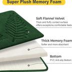 Minimalist Memory Foam Bath Mat Set for Cushioned Feel Use