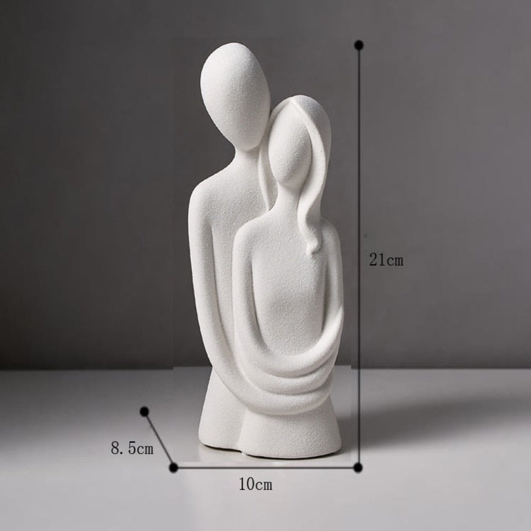 Artistic Eternal Love Couple Sculpture for Living Spaces