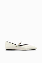 Women’s Elegant Ballerinas – Everyday Footwear Cream