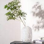 Luxury Marble Effect Glass Vase | Premium Interior Decor