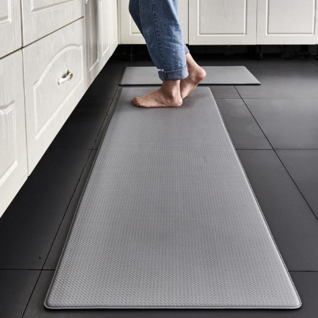 Anti Fatigue Kitchen Mat | Supportive Standing Comfort Home Gray