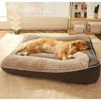 Premium Orthopedic Cushion Dog Bed with Pressure Relief Brown