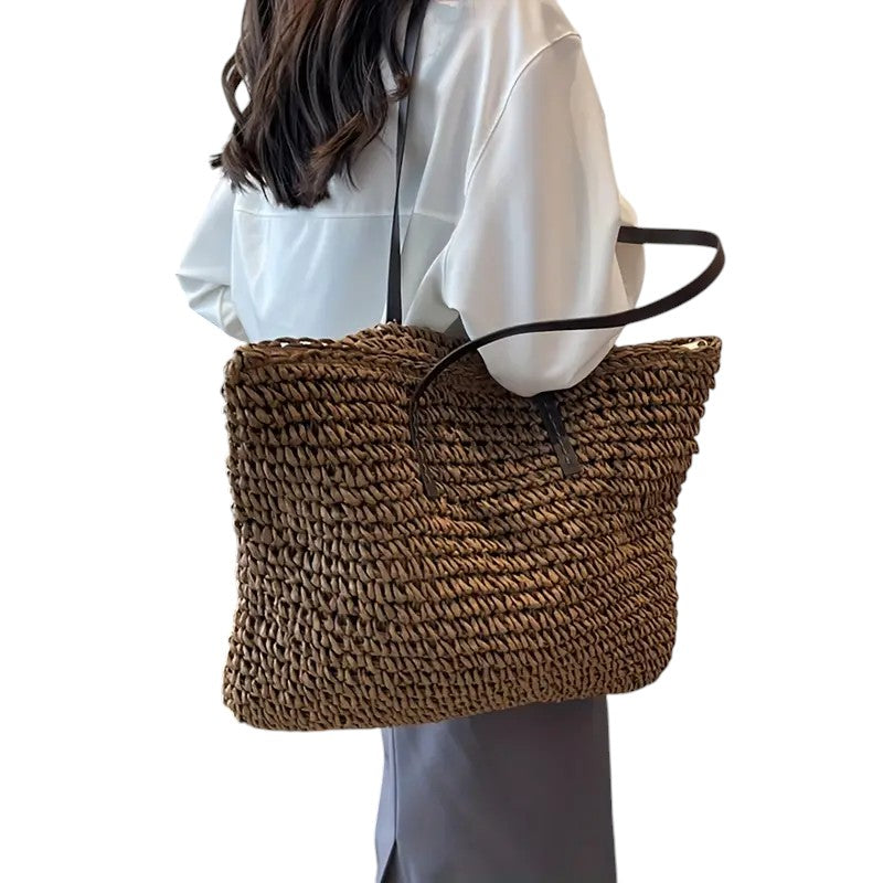 Women’s Spacious Beach Tote Bag – Effortless Summer Style