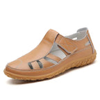 Women’s Casual Cutout Walking Sandals for Spring and Summer Brown