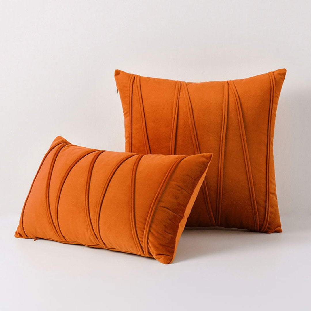 Luxury Decorative Pillow Covers | Refined Home Accent Orange
