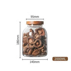 Durable Heat Resistant Glass Container With Secure Lid
